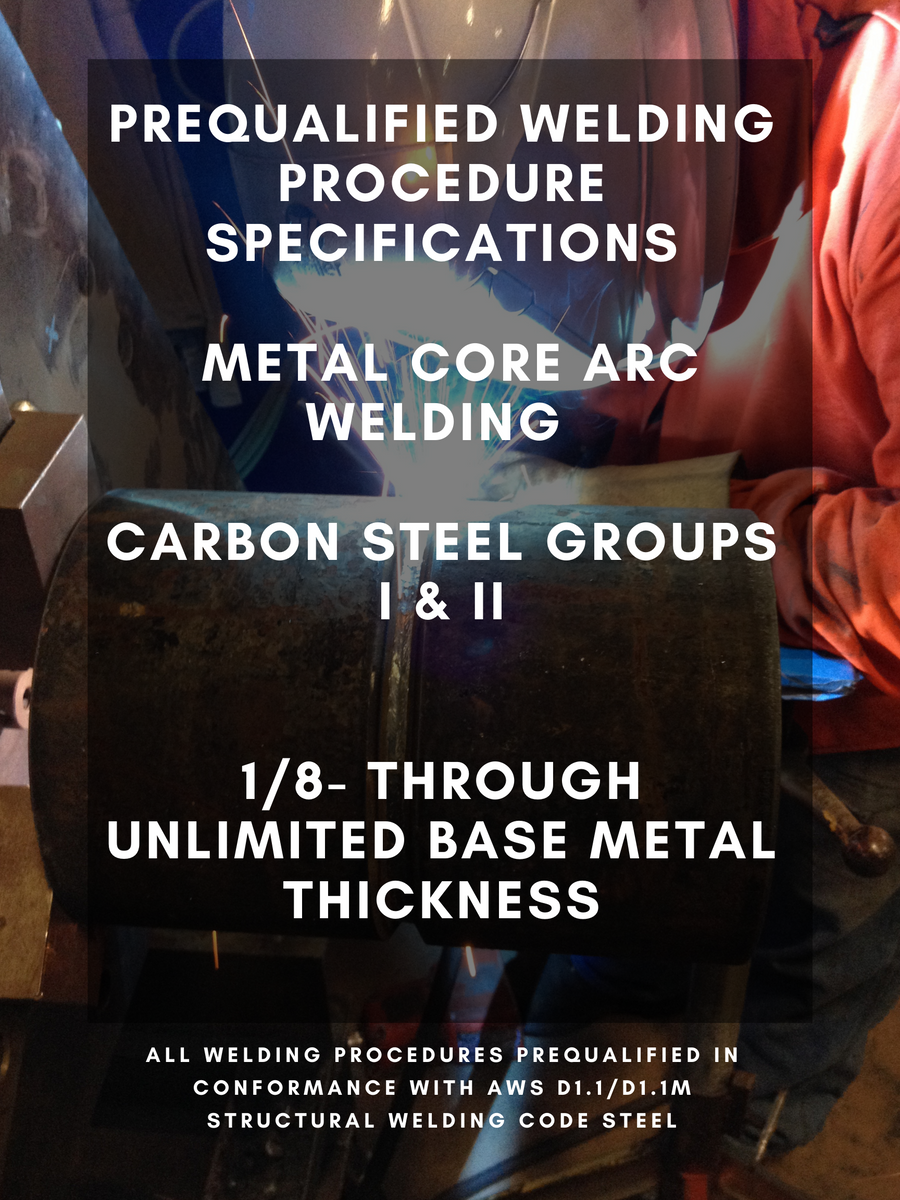 MCAW Prequalified Welding Procedures (PDF Format) Novelo Welding